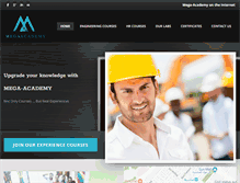 Tablet Screenshot of mega-academy.org